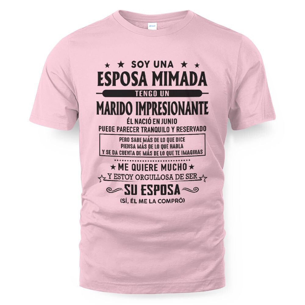 Junio – Esposo increíble nacido en junio – Regalo especial para tu esposa – ntnt06 (SKU03-11-06)