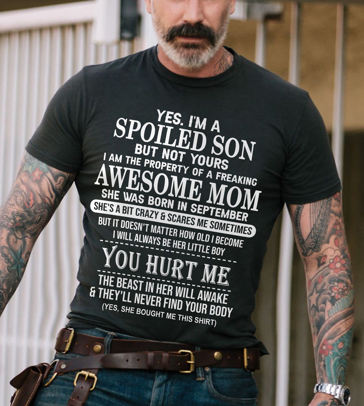 September - Awesome Mom Born In September - Special gift for Son From Mom - ntnt09 (SKU10-45-09)