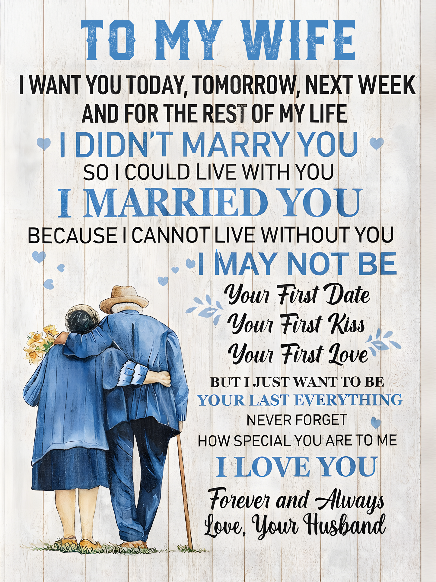 To My Wife – A Cozy Blanket Full Of Love From Your Husband