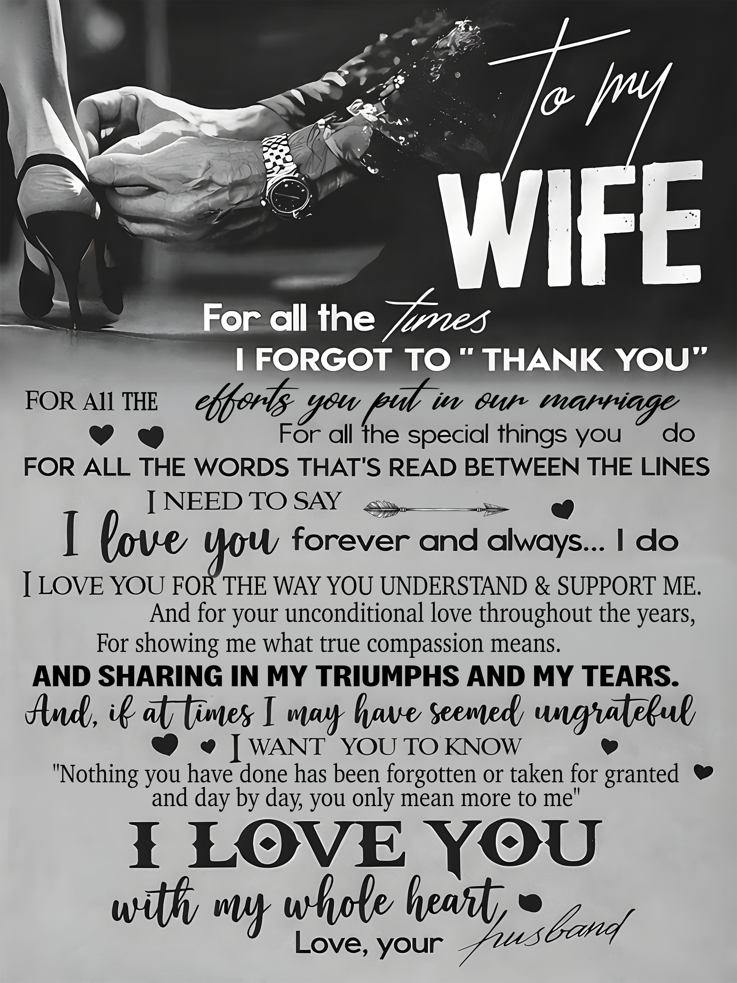 To My Wife Blanket – A Love Story From Husband