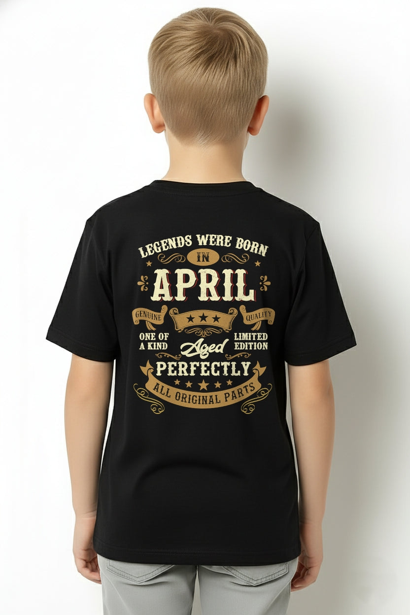 LEGENDS WERE BORN IN APRIL - FROM BOY - NTNT04 - (SKU2604-126-04)
