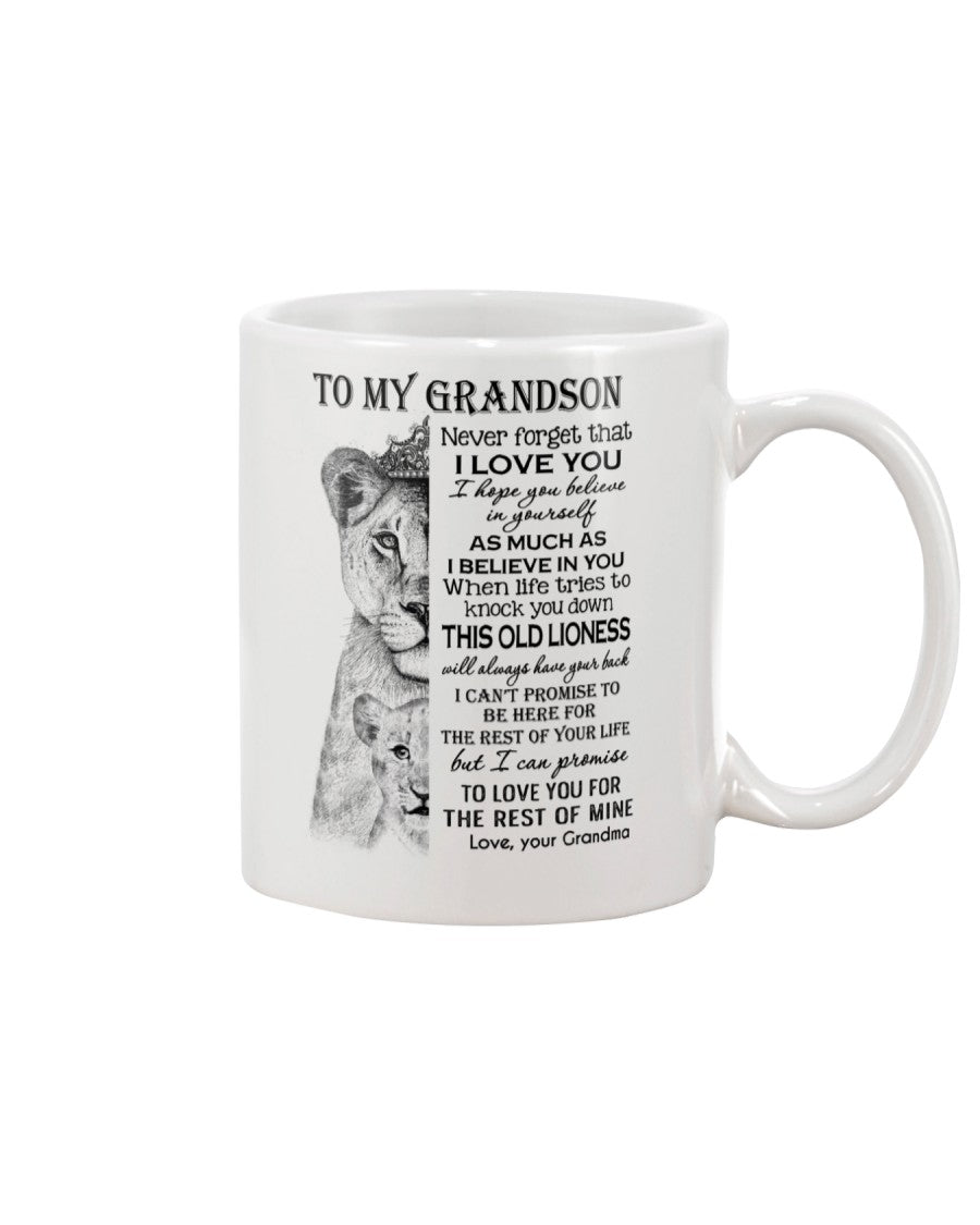 TO GRANDSON MUG 04 - GIFT FROM GRANDMA - TRNN00