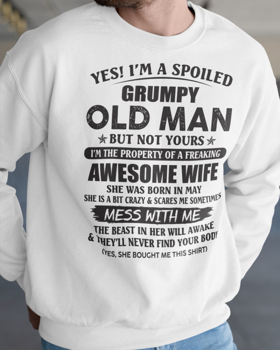 Awesome wife May - Perfect gift for your husband - ntnt05 (SKU96-68-05)