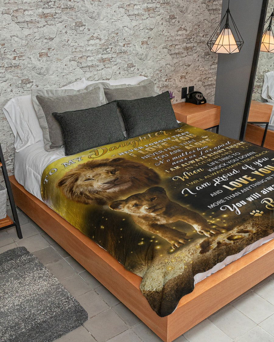 Special Gift For Your Daughter From Dad - Blanket - (SKU2608-241)