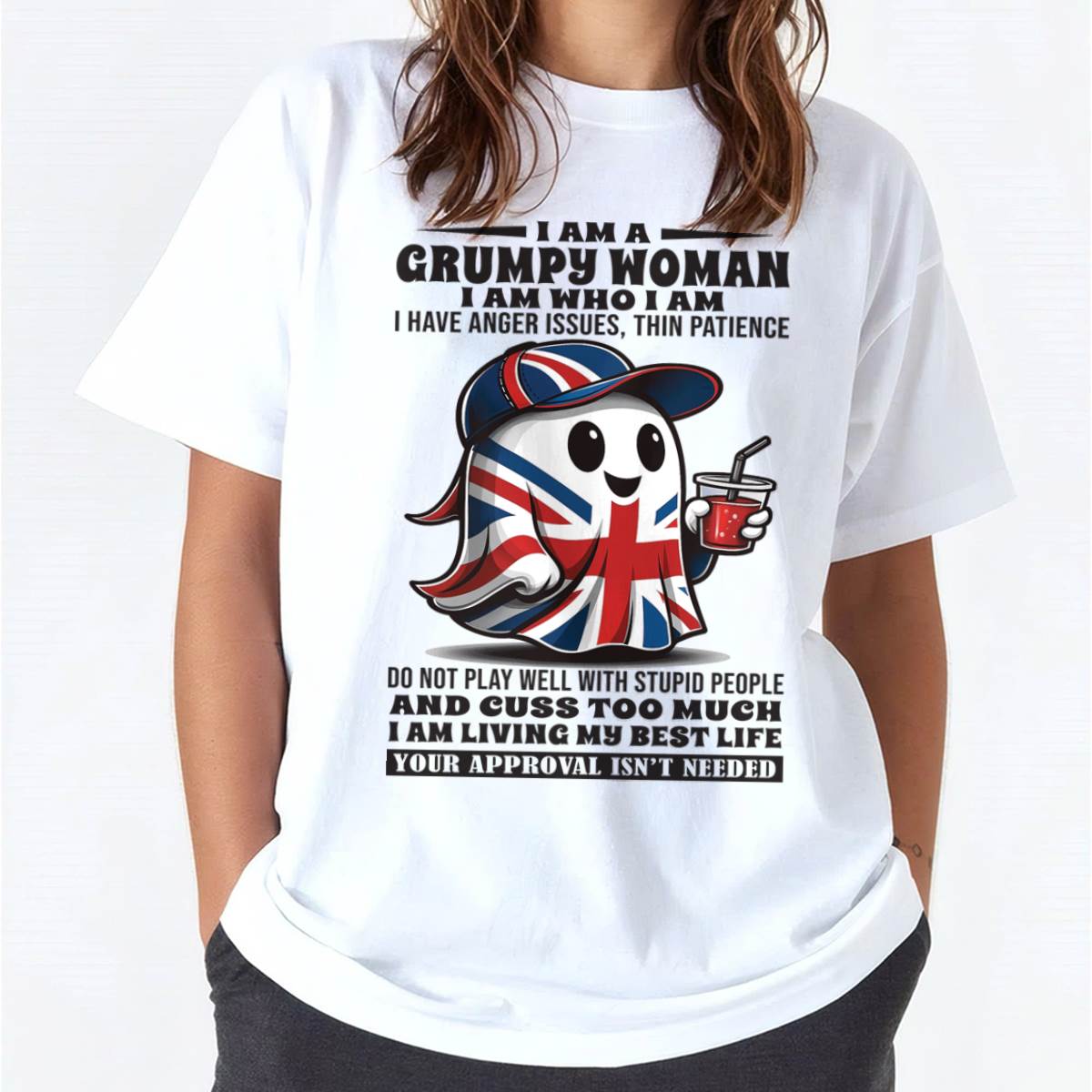 I Am A Grumpy Woman - T Shirt For Woman - ntnt (SKU09-82)