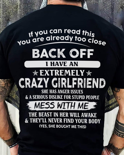 If You Can Read This You Are Already Too Close - Gift For Your Boyfriend, Husband From Wife - ntnt00 (SKU07-175-00)