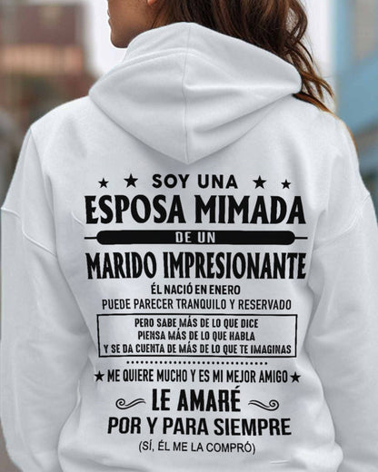Enero - Marido impresionante nacido en enero - Regalo especial para tu esposa - T01 (SKU05-81-01)
