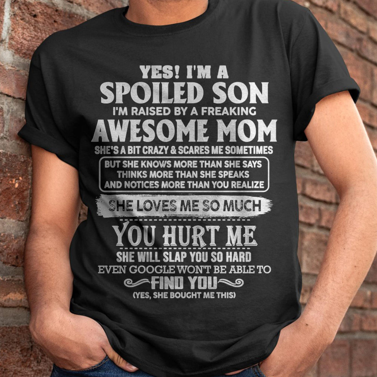 Awesome Mom - Perfect Gift For Your Spoiled Son From Mom - ntnt00 (SKU05-47-00)