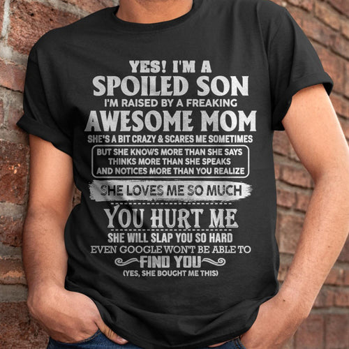 Awesome Mom - Perfect Gift For Your Spoiled Son From Mom - ntnt00 (SKU05-47-00)