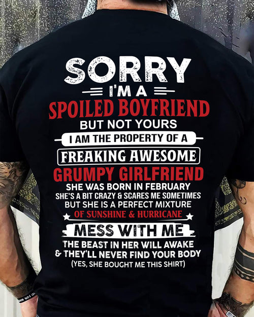 February - Spoiled Boyfriend - Perfect Gift From Girlfriend - ntnt02 (SKU11-18-02)