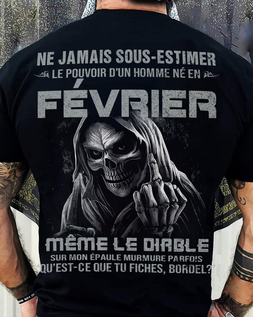 LE POUVOIR D’UN HOMME NÉ EN – T-SHIRT POUR HOMME – ntnt02 (SKU08-61-02)