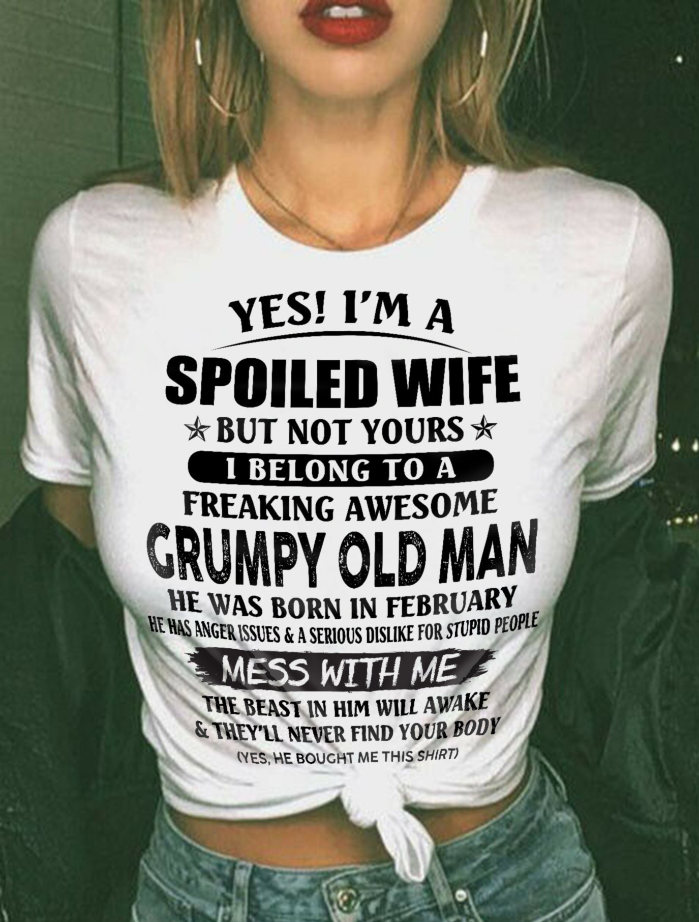 Grumpy Old Man February – Perfect gift for your wife – ntnt02 (SKU08-63-02)