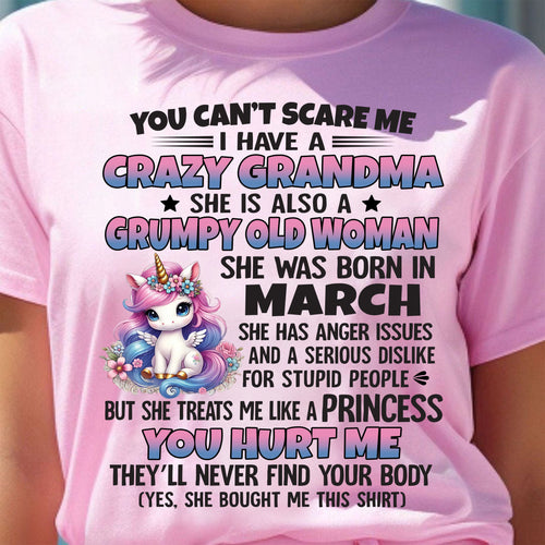 MARCH - YOU CAN'T SCARE ME - GIFT FROM GRANDMA - ntnt03 (SKU09-106-03)