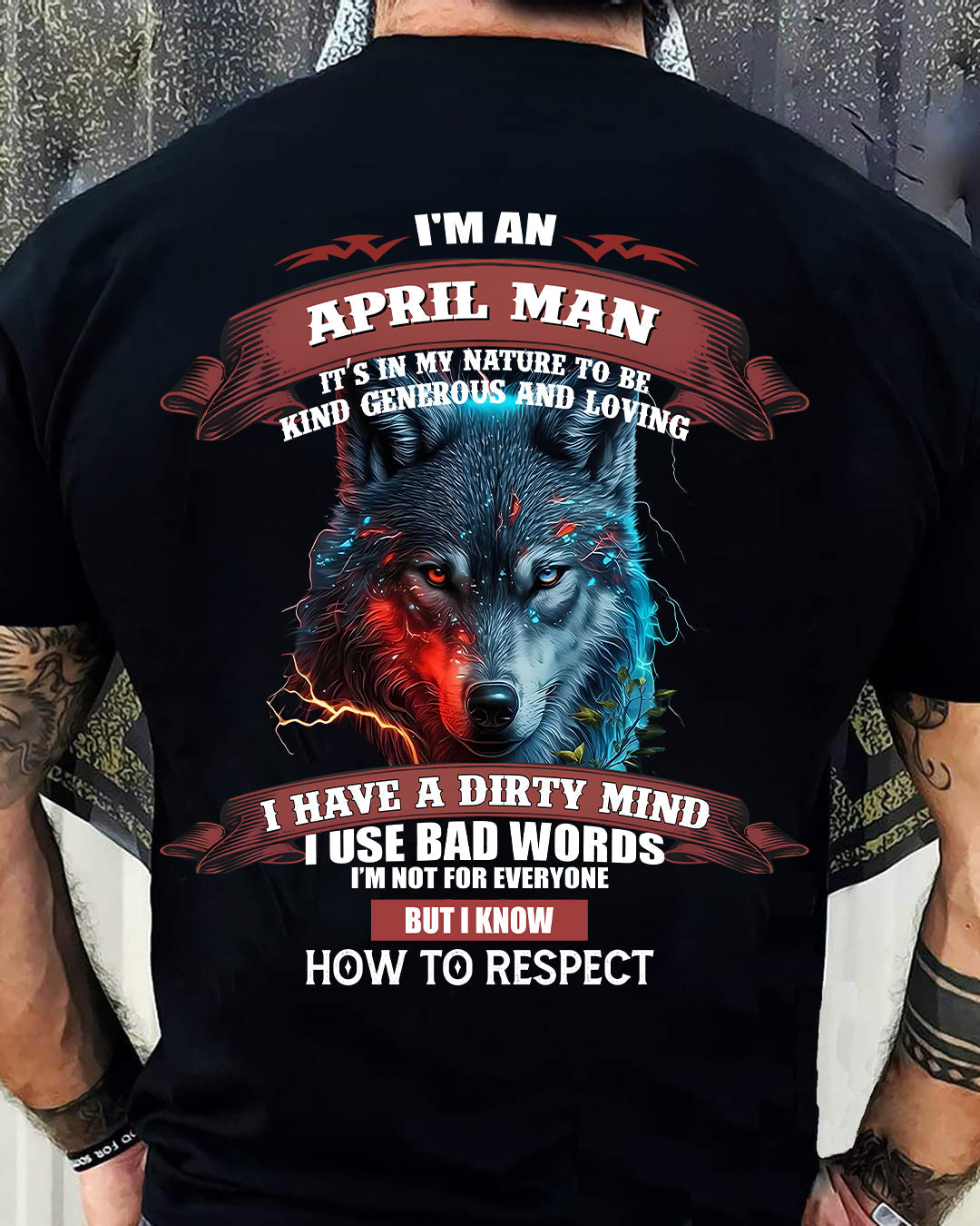 I’M AN APRIL MAN – T-SHIRT FOR MAN – ntnt04 (SKU12-162-04)