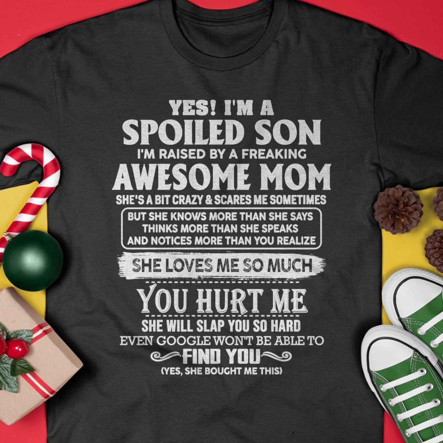 Awesome Mom - Perfect Gift For Your Spoiled Son From Mom - ntnt00 (SKU05-47-00)
