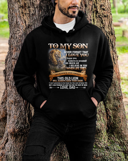 To My Son T-Shirt – Gift From Dad / Man - ntnt00 (SKU12-76)