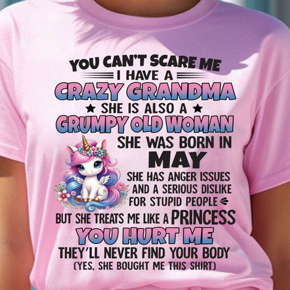 MAY - YOU CAN'T SCARE ME - GIFT FROM GRANDMA - ntnt05 (SKU09-106-05)