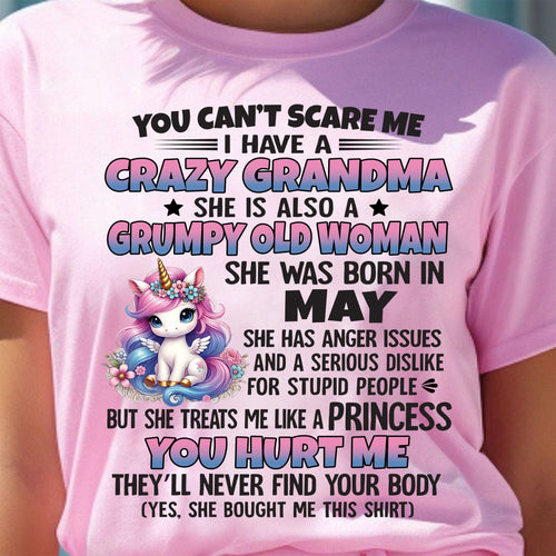 MAY - YOU CAN'T SCARE ME - GIFT FROM GRANDMA - ntnt05 (SKU09-106-05)