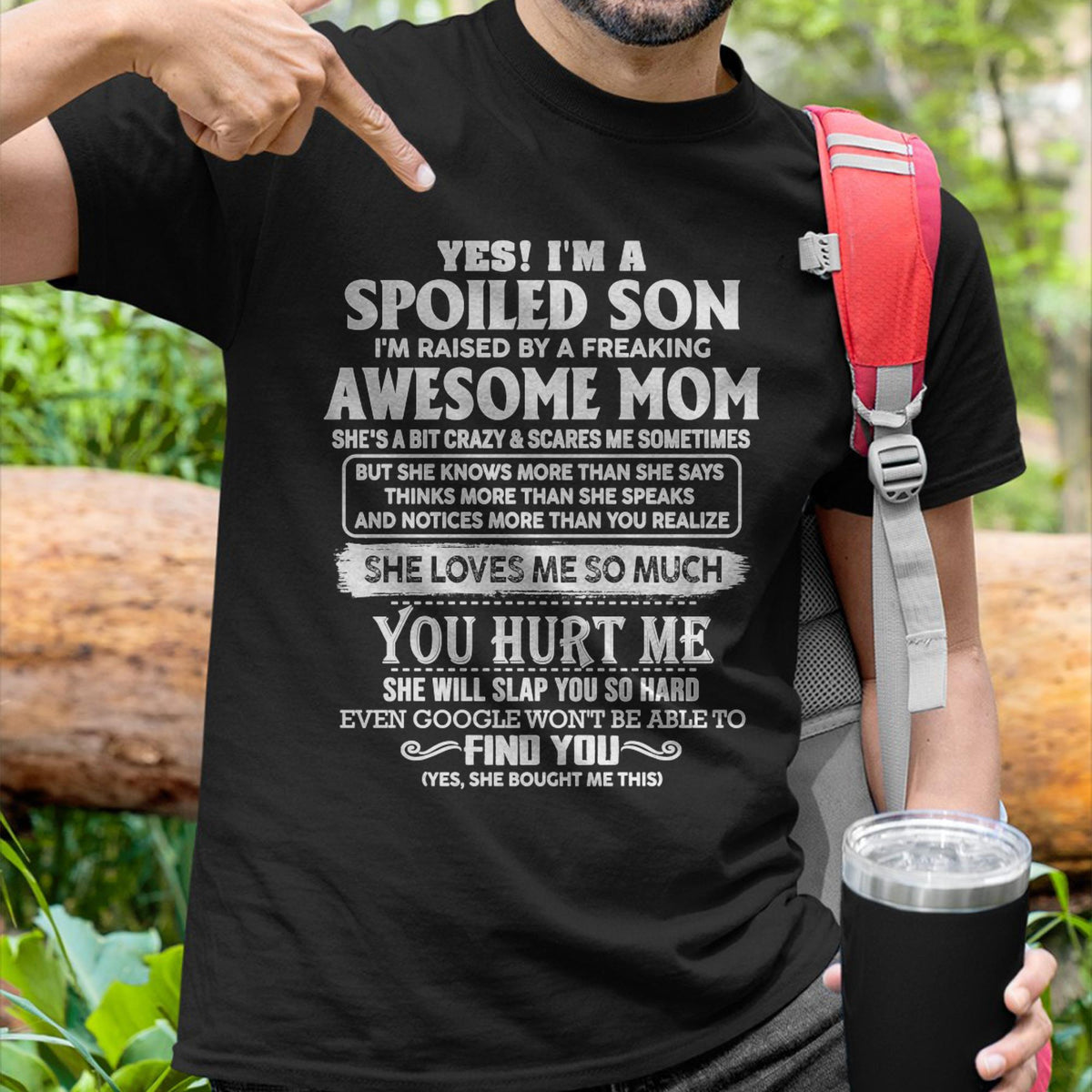 Awesome Mom - Perfect Gift For Your Spoiled Son From Mom - ntnt00 (SKU05-47-00)