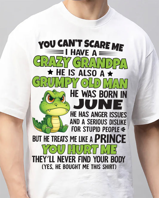 YOU CAN’T SCARE ME - GIFT FOR GRANDSON AND GRANDDAUGHTER FROM GRANDPA - ntnt06 (SKU09-121-06)