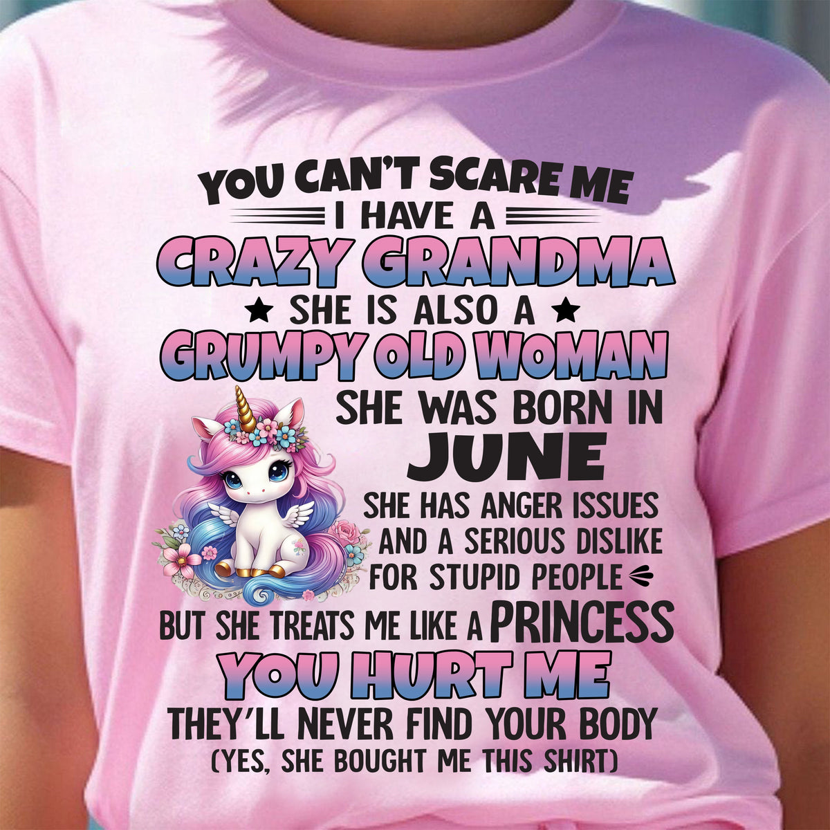 JUNE - YOU CAN'T SCARE ME - GIFT FROM GRANDMA - ntnt06 (SKU09-106-06)