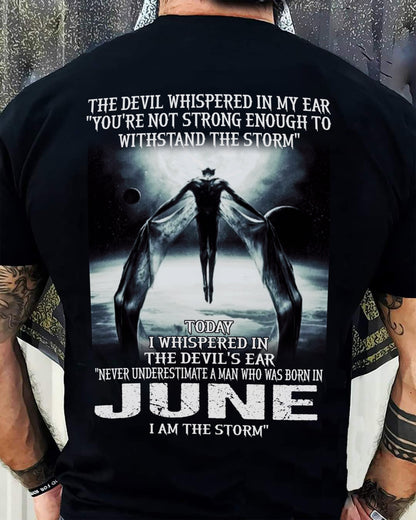 JUNE - THE DEVIL WHISPERED IN MY EAR - T-SHIRT FOR MAN - ntnt06 (SKU08-35-06)