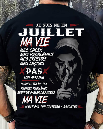 MA VIE – T-shirt pour homme – ntnt07 (SKU12-269-07)