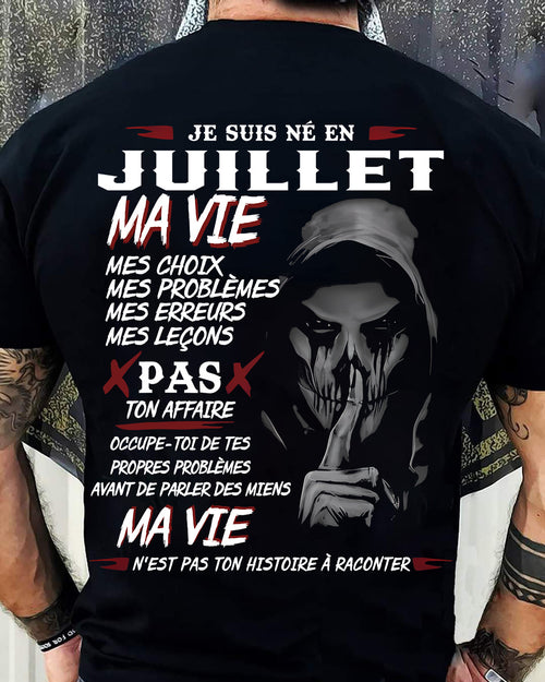MA VIE – T-shirt pour homme – ntnt07 (SKU12-269-07)