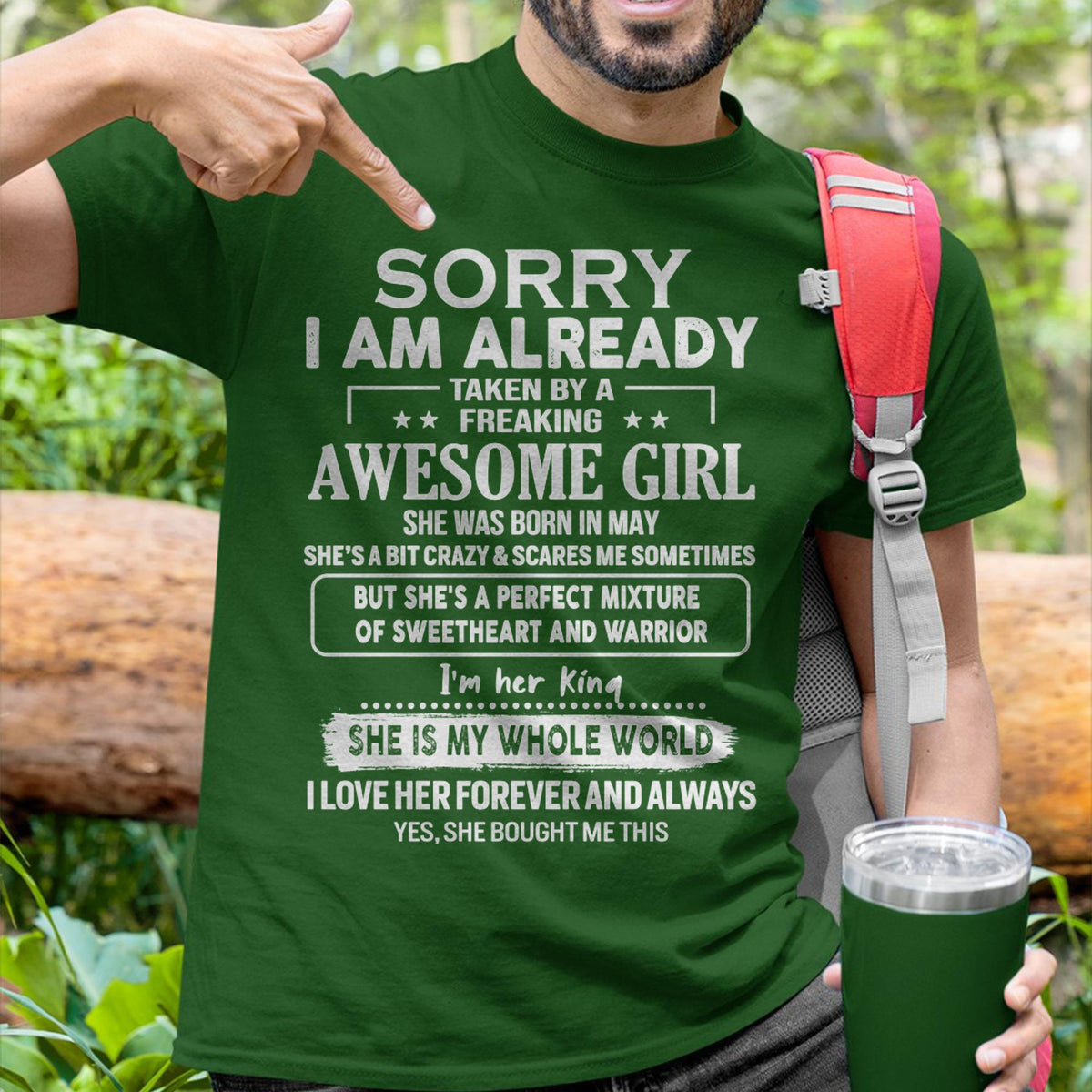 May - Awesome Girl - Perfect Gift For Your Boyfriend, Husband From Wife - ntnt05 (SKU04-86MT-05)
