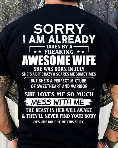 Wife July - Perfect gift for your husband - ntnt07 (SKU68-86-07)