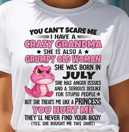 You Can’t Scare Me - Gift For Grandson And Granddaughter From Grandma - ntnt07 (SKU09-130-07)
