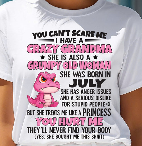 You Can’t Scare Me - Gift For Grandson And Granddaughter From Grandma - ntnt07 (SKU09-130-07)