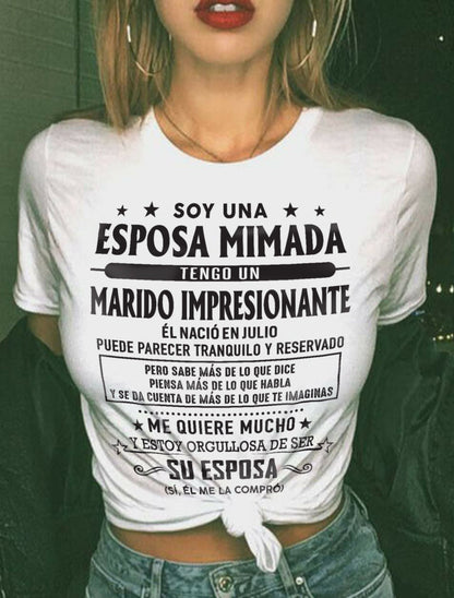 Julio – Esposo increíble nacido en julio – Regalo especial para tu esposa – ntnt07 (SKU03-11-07)