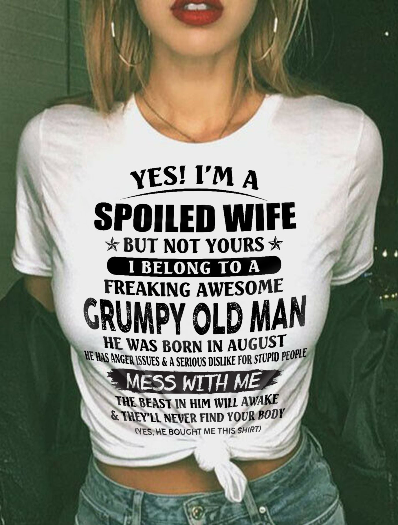 Grumpy Old Man August – Perfect gift for your wife – ntnt08 (SKU08-63-08)