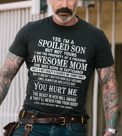 September - Awesome Mom Born In September - Special gift for Son From Mom - ntnt09 (SKU10-45-09)