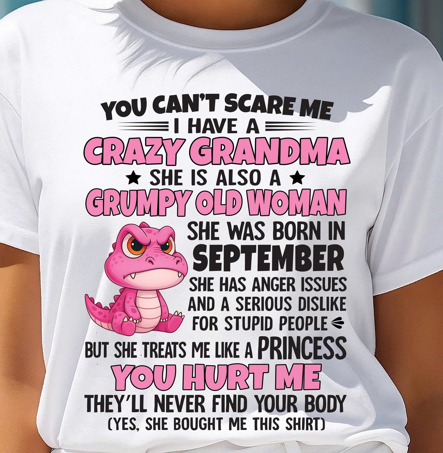You Can’t Scare Me - Gift For Grandson And Granddaughter From Grandma - ntnt09 (SKU09-130-09)