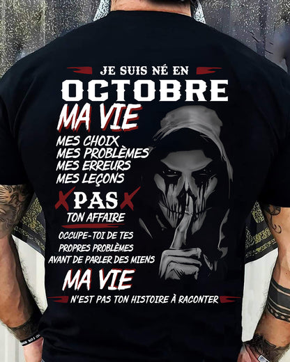 MA VIE – T-shirt pour homme – ntnt10 (SKU12-269-10)