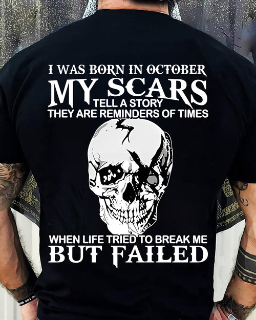 My Scars Tell A Story – T-Shirt For Man – ntnt10 (SKU10-27-10)