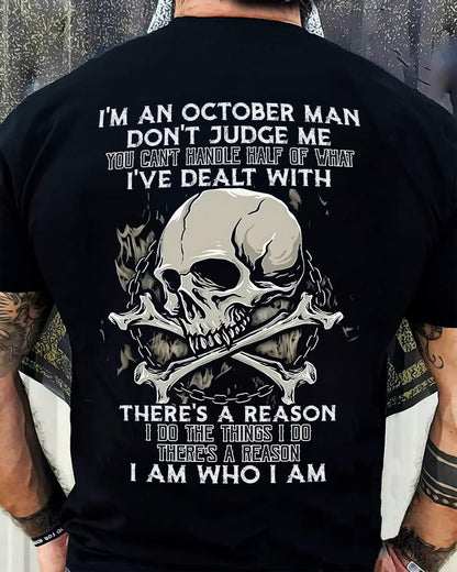 OCTOBER – DON’T JUDGE ME – T-SHIRT FOR MAN – ntnt10 (SKU26T-01-04-10)