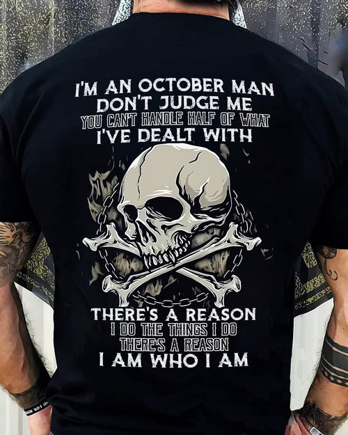 OCTOBER – DON’T JUDGE ME – T-SHIRT FOR MAN – ntnt10 (SKU26T-01-04-10)