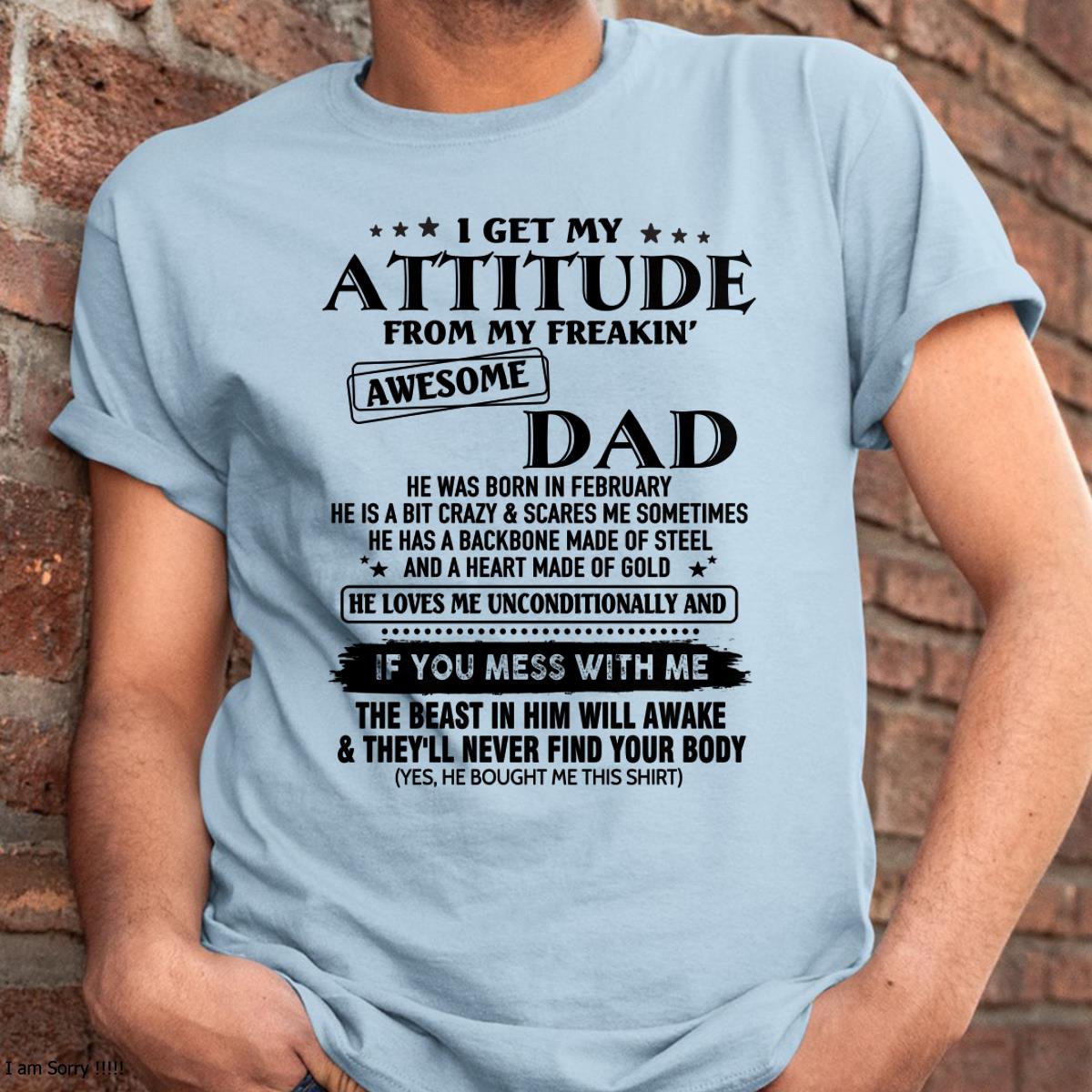 February - Gift For Son and Daughter From Dad - ntnt02 - (SKU-TDADC-02)