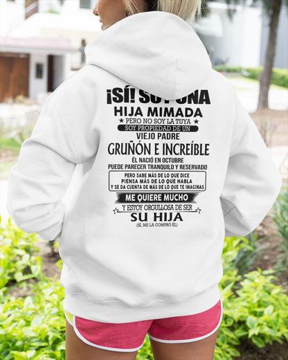Octubre Padre Increíble - Regalo especial para hija - TBN - T10 (SKU04-109-10)