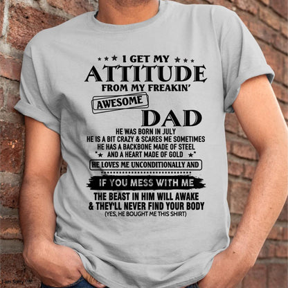 July - Gift For Son and Daughter From Dad - ntnt07 - (SKU-TDADC-07)