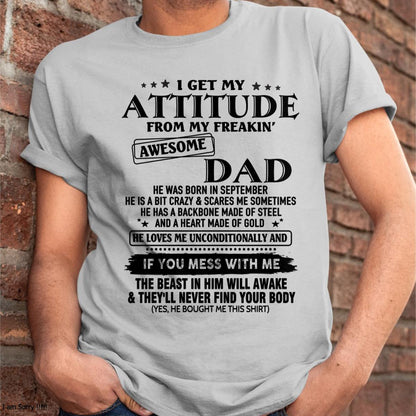 September - Gift For Son and Daughter From Dad - ntnt09 - (SKU-TDADC-09)
