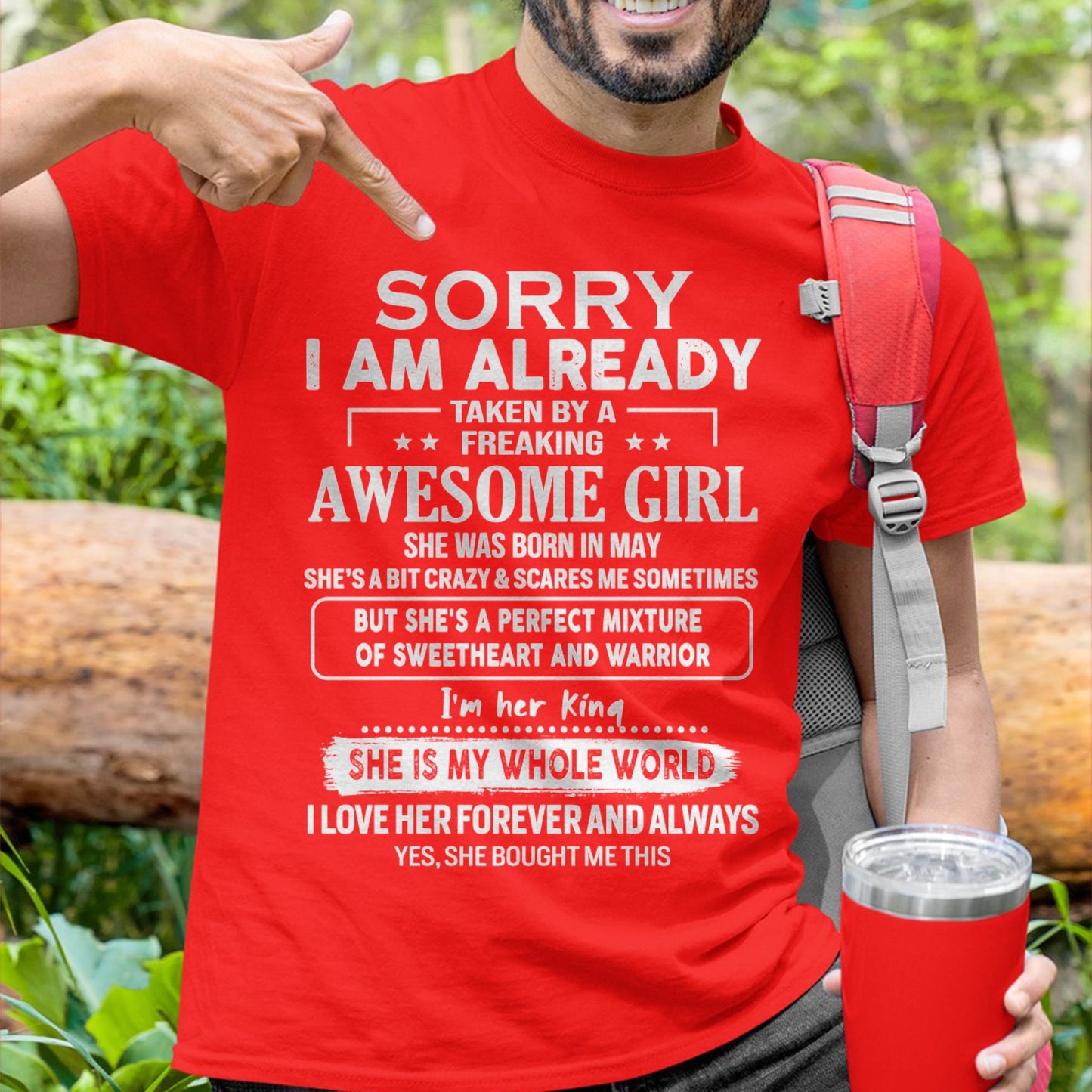 May - Awesome Girl - Perfect Gift For Your Boyfriend, Husband From Wife - ntnt05 (SKU04-86MT-05)