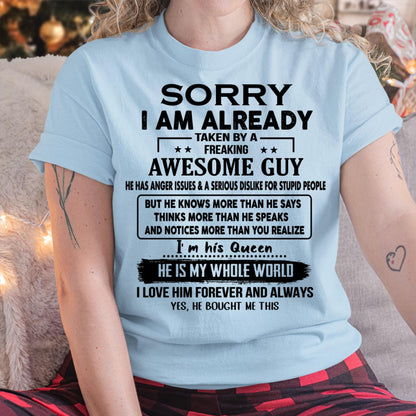 Awesome Guy - Perfect gift for your girlfriend or wife from husband - ntnt00 (SKUT08-11-00)