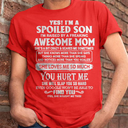 Awesome Mom - Perfect Gift For Your Spoiled Son From Mom - ntnt00 (SKU05-47-00)