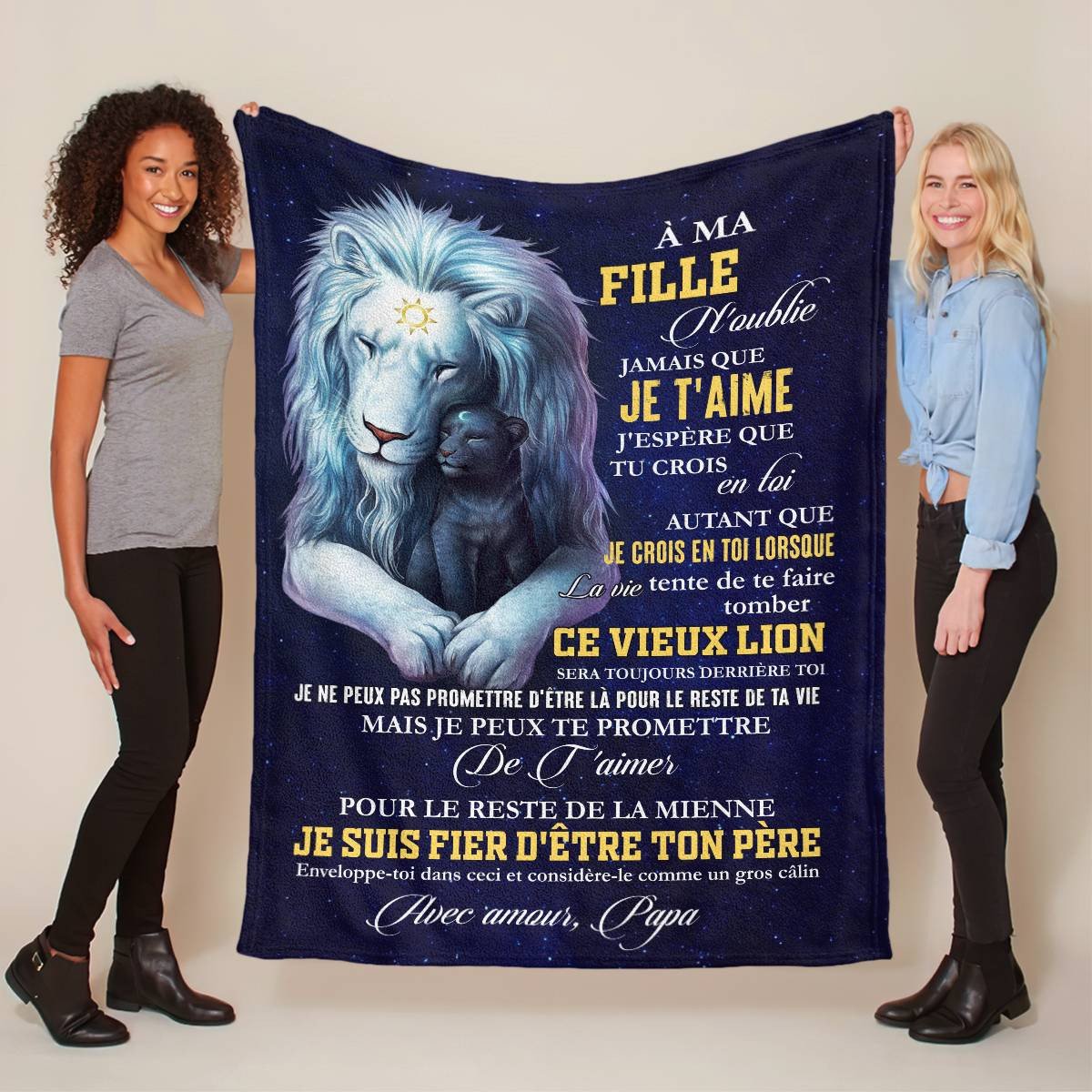Cadeau Spécial Pour Ta Fille Couverture - De Papa (SKUB12-222)