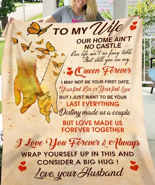 To My Wife Gift Blanket – A Promise Of Forever, From Husband