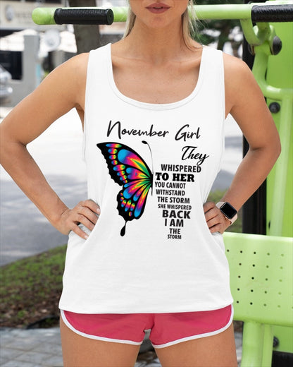 NOVEMBER GIRL, THEY WHISPERED TO HER YOU CANNOT WITHSTAND THE STORM SHE WHISPERED BACK I AM THE STORM – ntnt11 fma ( SKU26T-01297-11)